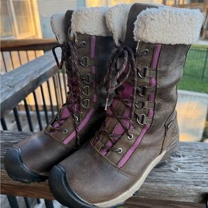 Keen Hoodoo Water Proof Insulated Leather Snow Boots Womens 7.5